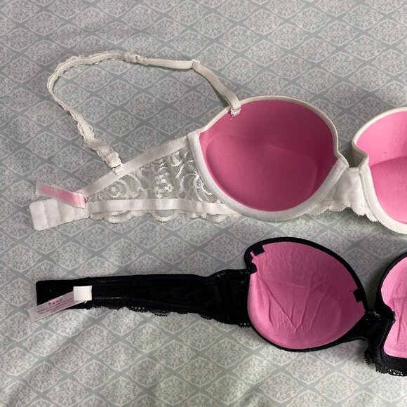 NWOT Victoria's Secret PINK Multi-Way Push-Up Lace Trim Bras *READ description* - Picture 5 of 5